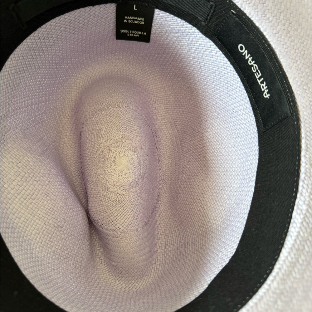 Artesano Azul wide brim Panama hat size L - Picture 4 of 4